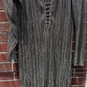 Elegant Black Long Sleeve Dress